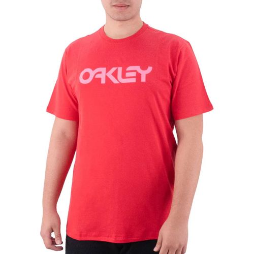 Camiseta Masculina Oakley Mark II SS Hibiscus Red-457290BR-4RL- -1-